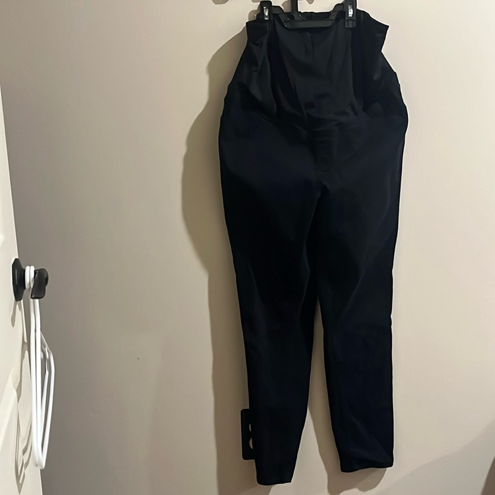 Isabel maternity skinny black jeans with panel size 12 like new